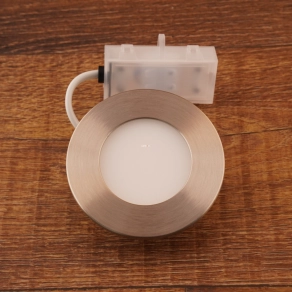   Süllyesztett LED spot lámpa 2,7 W, melegfehér, nikkel-fehér színű - Fueva Eglo 99136