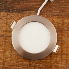   Süllyesztett LED spot lámpa 5,5 W, melegfehér, 11,7 cm, nikkel-fehér színű - Fueva Eglo 99137