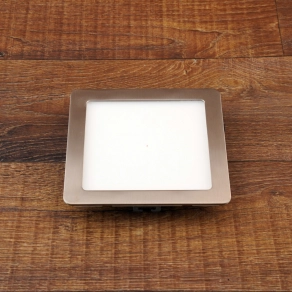   Süllyesztett LED spot lámpa, szögletes, 10,5 W, melegfehér, nikkel-fehér színű - Fueva Eglo 99168
