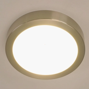   Mennyezeti LED lámpa, kerek, 10,5 W, melegfehér, nikkel-fehér színű - Fueva Eglo 99218