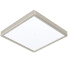Mennyezeti LED lámpa, szögletes, 20 W, hidegfehér, nikkel-fehér színű - Fueva Eglo 99254