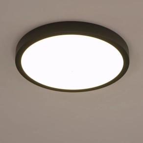   Kapcsolóval szabályozható mennyezeti LED lámpa 20 W, melegfehér, fekete-fehér színű - Fueva Eglo 99264