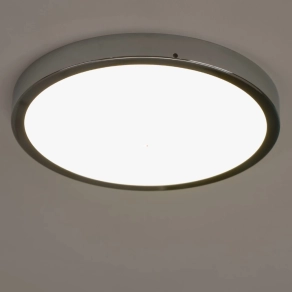   Mennyezeti LED lámpa párás helységbe 20 W, melegfehér, króm-fehér színű - Fueva Eglo 99266