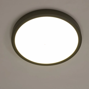  Mennyezeti LED lámpa párás helységbe 20 W, melegfehér, fekete-fehér színű - Fueva Eglo 99267