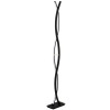 LED állólámpa talpkapcsolóval, 142 cm, fekete-fehér színű - Lasana Eglo 99319, 3000 K, 4700 lm, 32 W