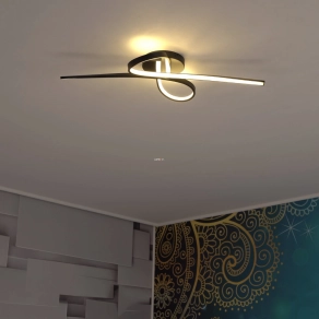   Mennyezeti LED lámpa 21 W, melegfehér, fekete-fehér színű - Selvina Eglo 99323