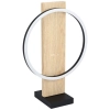 Fa asztali LED lámpa, kör 42 cm - Boyal Eglo 99469, 3000 K, 1700 lm, 12 W