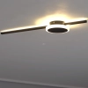 Mennyezeti LED lámpa 5,4+6,3 W, melegfehér, 59x14 cm, fekete-fehér színű - Sarginto Eglo 99608