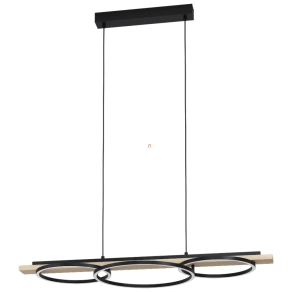   Függesztett LED lámpa 2x12,5+15,5 W, melegfehér, fekete-barna színű - Boyal Eglo 99625