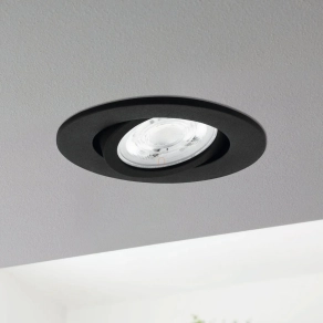   Szabályozható süllyesztett LED spot lámpa 5 W, hideg-melegfehér, fekete - Saliceto RGBW Eglo 99669