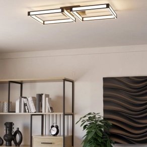   Mennyezeti LED lámpa 8x2,8 W, melegfehér, fekete-fehér színű - Altaflor Eglo 99788