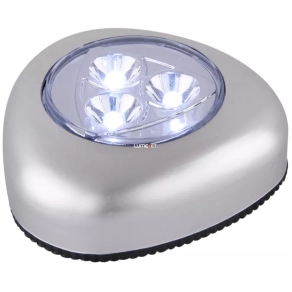   Érintőkapcsolós LED éjszakai fény, elemmel, extra hidegfehér - Flashlight Globo 31909