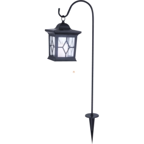   Kültéri földbe szúrható LED napelemes lámpa, 68 cm, fekete - Solar Globo 33270