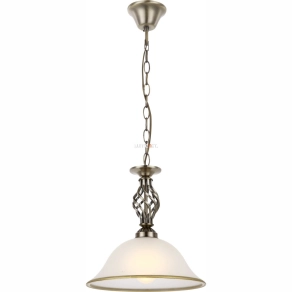   Klasszikus csillár bronz színben, 30 cm - Odin Globo 60208H