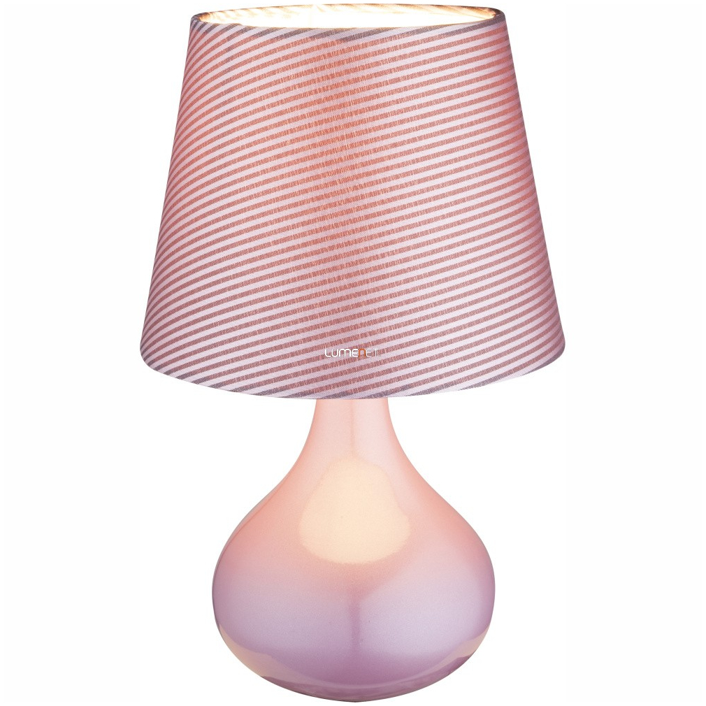 Rózsaszín éjjeli lámpa, 27 cm - Freedom Globo 21652, 1xE14 foglalattal