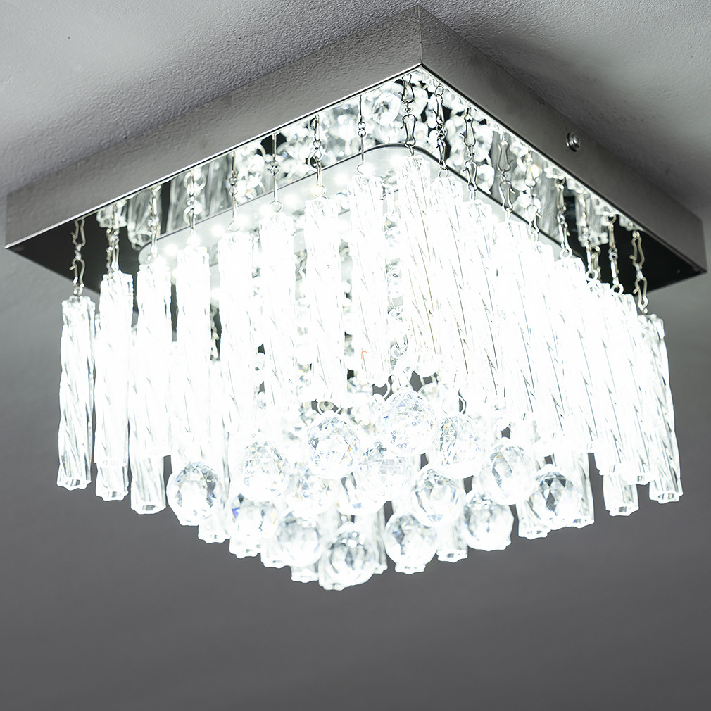 Modern LED kristály csillár, 25x25 cm - Mathilda Globo 68396-12