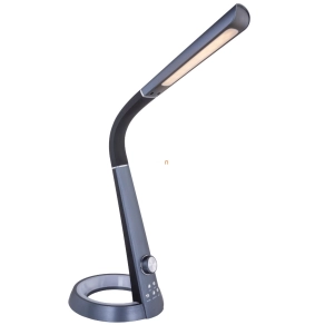   Íróasztali lámpa RGB hangulatfénnyel fekete színben 64 cm - Mitti Globo 58376B, LCD kijelző, automatikusan változó RGB hangulatfény, 3000-6000 K, 450 lm, 8 W