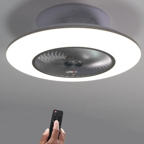   Távirányítós mennyezeti LED lámpa ventilátorral, 58 cm - Kello Globo 03623