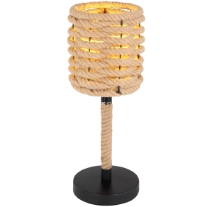   Kötél asztali lámpa, 45 cm - Halia Globo 15679T, 1xE27 foglalattal