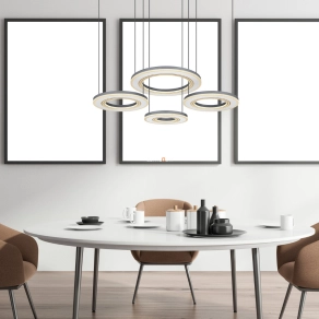  Távirányítós függesztett LED lámpa 80 W, hideg-melegfehér - Blasius 4 Globo 67191-80