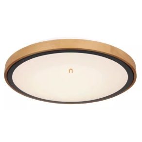   Szabályozható mennyezeti LED lámpa, fa hatású, 30,7 cm - Bruno Globo 41764-24