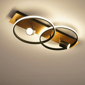   Spot lámpa 2 foglalattal, LED körfénnyel - Danny Globo 67309-36