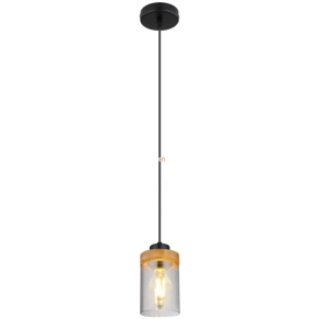Függesztett lámpa, fekete - Finca Globo 15557H