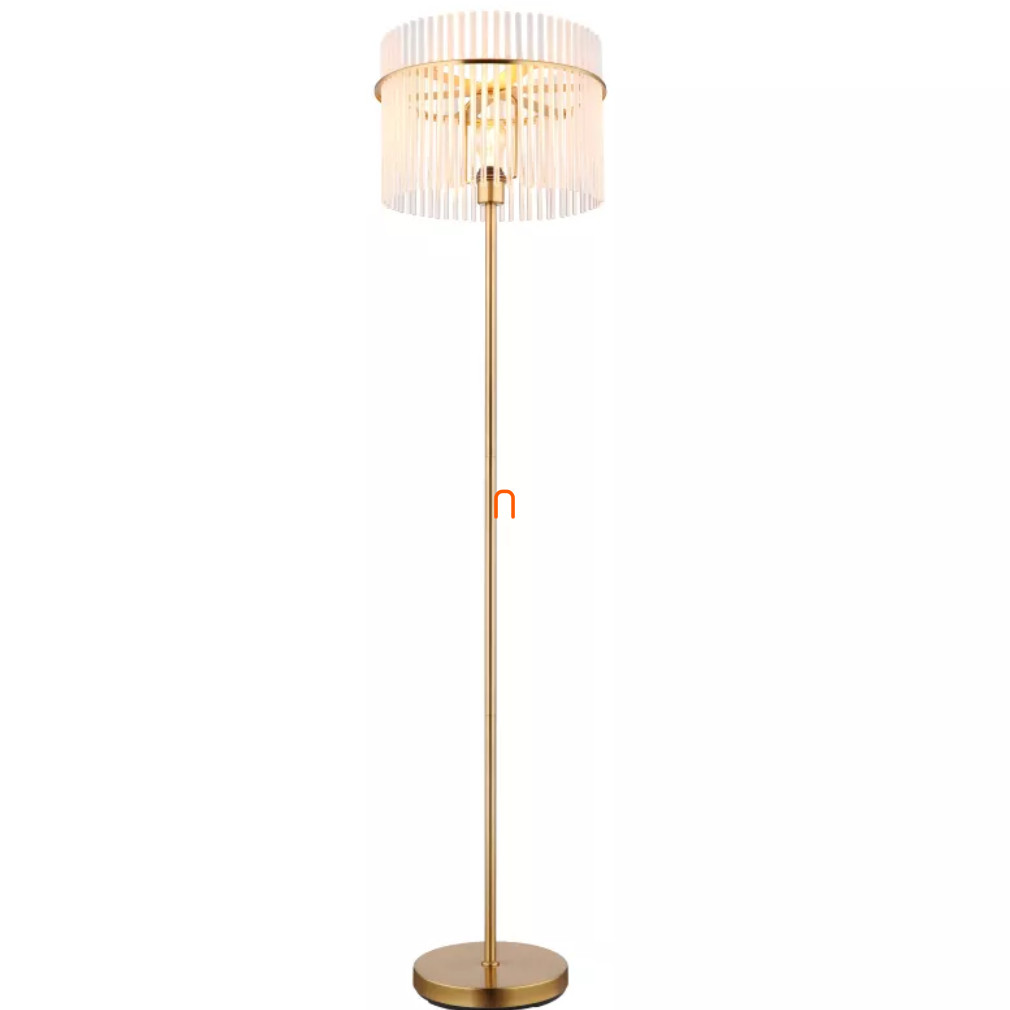 Üvegpálcás állólámpa, 152 cm - Gorley Globo 15698SM, talpkapcsoló, 1xE27 foglalattal, 230 V