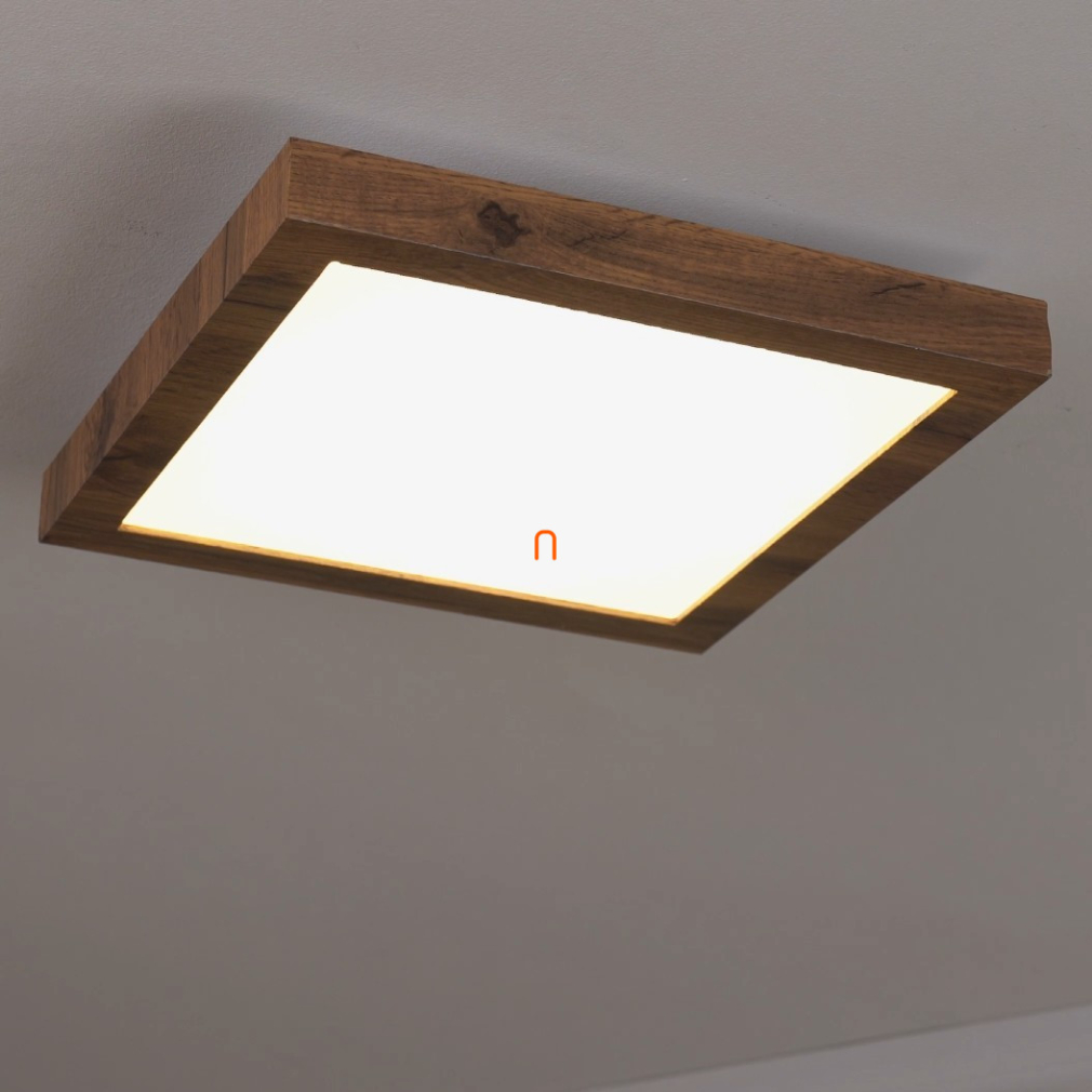 Fa keretes mennyezeti LED panel, 35x35 cm - Xavvi Globo 415950-16