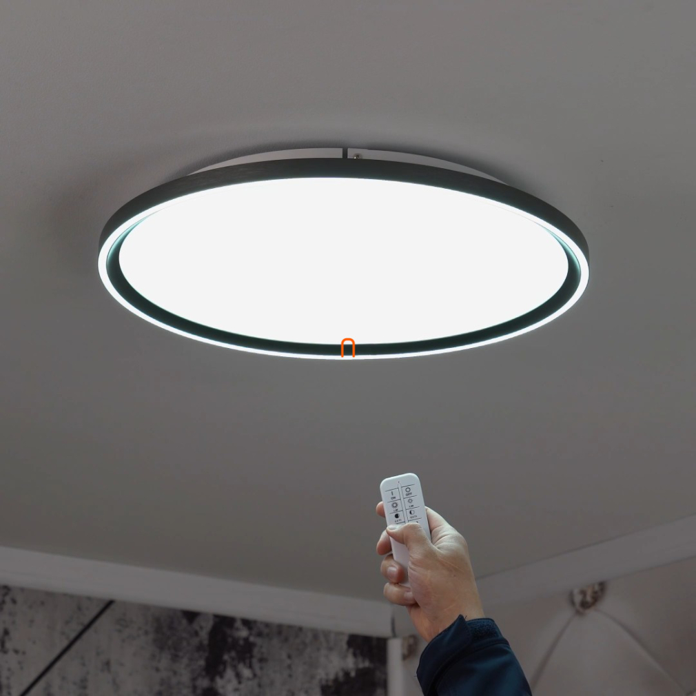 Mennyezeti LED lámpa szürke színben, 50 cm - Dublin Globo 48802-48