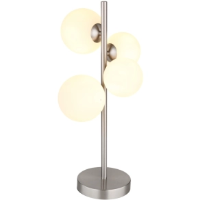   Üveggömbös asztali lámpa 4 foglalattal, 51 cm - Riha Globo 56140-4T, 4xG9 foglalattal