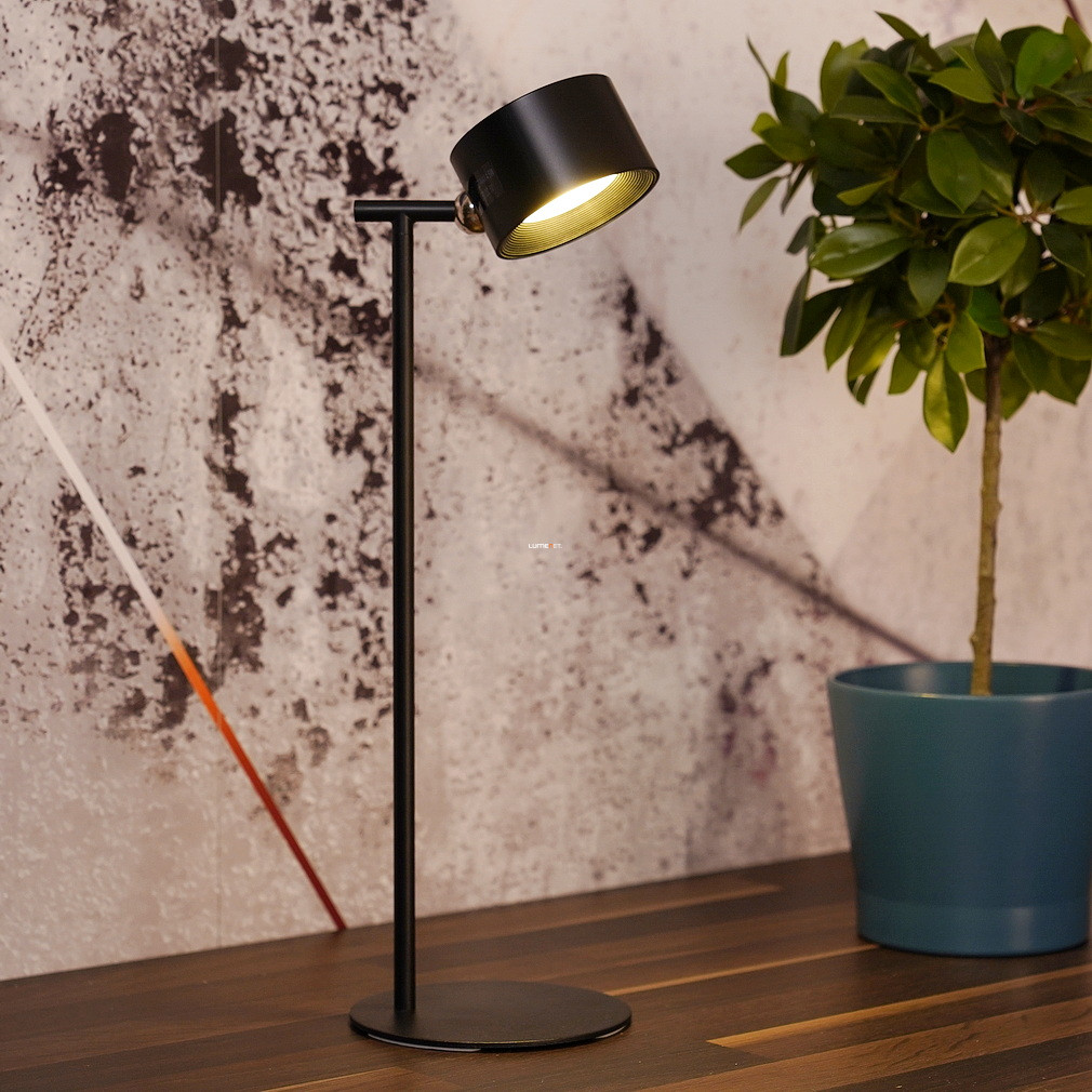 Szabályozható asztali LED lámpa, 35 cm, - Jorje Globo 58436B, memória, USB, 3000-4000-5000 K, 120 lm, 4,5 W, 5 V