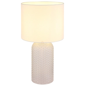   Asztali lámpa fehér színben, 50 cm - Sofia Globo 21735W - 1xE27, 230 V, IP20, 1.3 méteres kábel