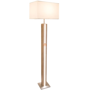   Textil állólámpa szabályozható LED állvánnyal, 150 cm - Forest Globo 41130246X, külön kapcsolható, fa, 1xE27 foglalattal, 230 V