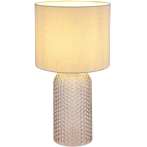   Asztali lámpa szürke színben, 50 cm - Sofia Globo 21735G - 1xE27, 230 V, IP20, 1.3 méteres kábel