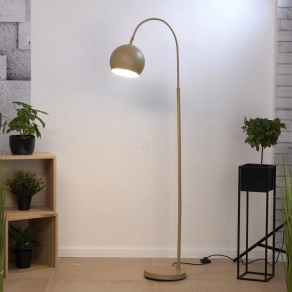 Állólámpa, 150 cm, homokszínű - Bennem Globo 24779S
