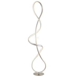   Design LED állólámpa, szalag hatású, 132 cm, fehér - Swirl Globo 67341SN