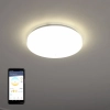 Csillám hatású szabályozható mennyezeti LED lámpa 4x4,8 W, hideg-melegfehér, fehér színű - Totari Eglo 900001