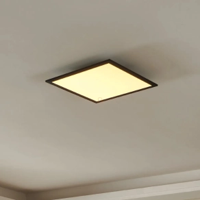   Szabályozható mennyezeti LED lámpa 21,5 W, hideg-melegfehér, fekete-fehér színű - Salobrena Eglo 900051