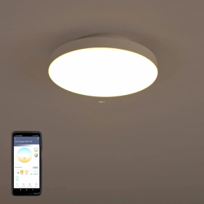   Szabályozható mennyezeti LED lámpa 15,7 W, hideg-melegfehér, fehér színű - Turcona RGBW Eglo 900054
