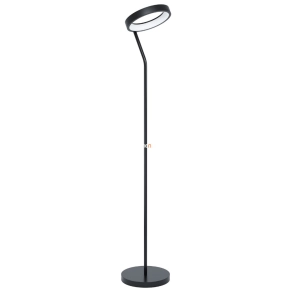   Okos LED állólámpa talpkapcsolóval, 169 cm, fekete - Marghera RGBW Eglo 900072, applikációval szabályozható, 2700-6500 K, 1800 lm, 18 W