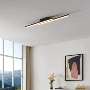   Szabályozható mennyezeti LED lámpa 2x16 W, hideg-melegfehér, fekete-fehér színű - Fraioli RGBW Eglo 900079