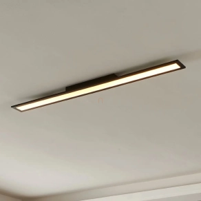   Szabályozható mennyezeti LED lámpa 33,5 W, hideg-melegfehér, 10x120 cm, fekete-fehér színű - Salobrena Eglo 900095