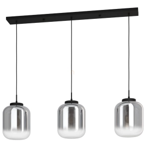   Függesztett lámpa, üvegballon burás - Bulciago Eglo 390104, 3xE27 foglalattal, 220-240 V