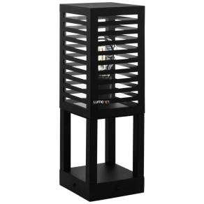  Bontott csomagolású Kültéri állólámpa, 45 cm, fekete (Alamonte)