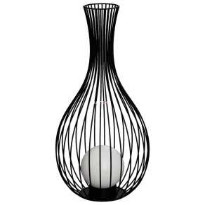  Kültéri állólámpa, 68,5 cm, fekete-fehér színű - Fossombrone Eglo 900122