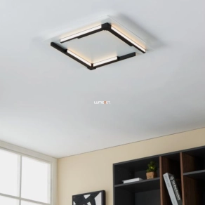   Mennyezeti LED lámpa 25 W, melegfehér, 38x38 cm, fekete-fehér színű - Zampote Eglo 900329