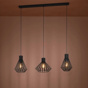   Árnyékvető függesztett lámpa - Basidano Eglo 390125, 3xE27 foglalattal, 220-240 V