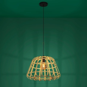   Árnyékvető függesztett lámpa boho stílusban, 50 cm - Montezuelo Eglo 390151, 1xE27 foglalattal, 220-240 V
