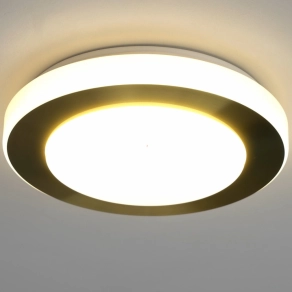   Mennyezeti LED lámpa fürdőszobába 10,8 W, melegfehér, fehér-arany színű - Carpi Eglo 900369